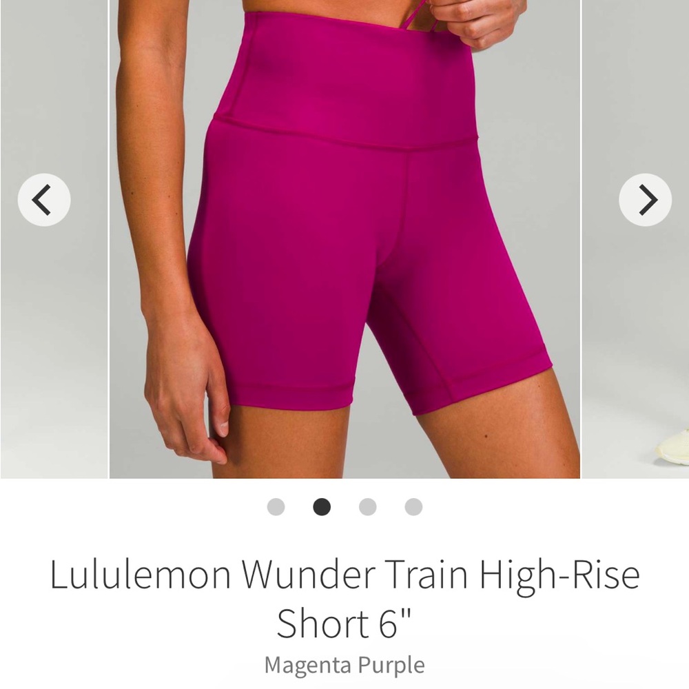 Lululemon Wunder Train High-Rise Short 6”